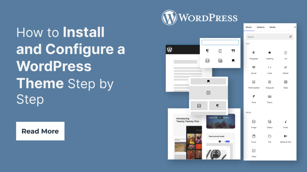 How to Install and Configure a WordPress Theme Step by Step