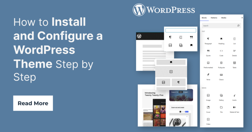 How to Install and Configure a WordPress Theme Step by Step