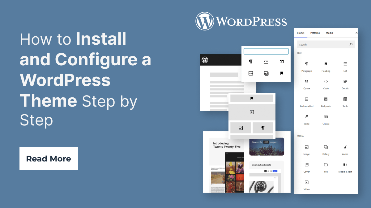 How to Install and Configure a WordPress Theme Step by Step