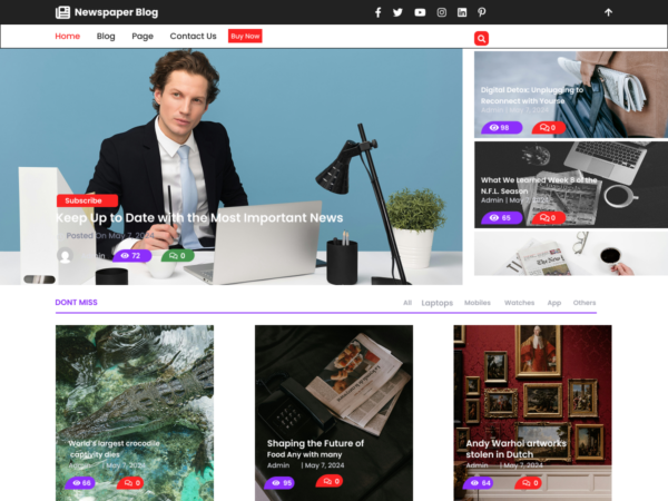 Glowlab WordPress Theme Free