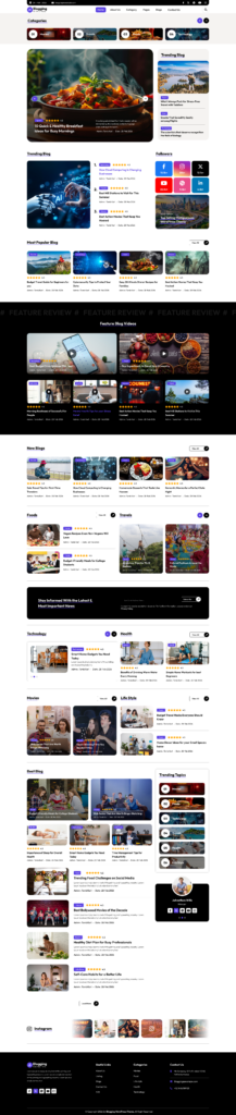 Blogging WordPress Theme