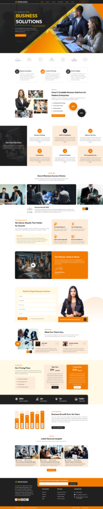 Business Firm WordPress Theme