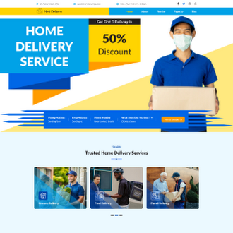 Courier Delivery WordPress Theme