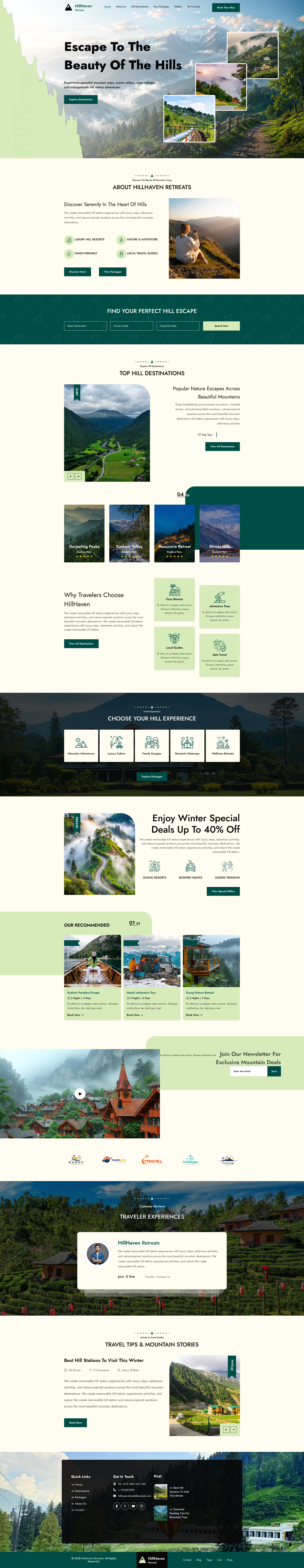 Hill Station WordPress Theme