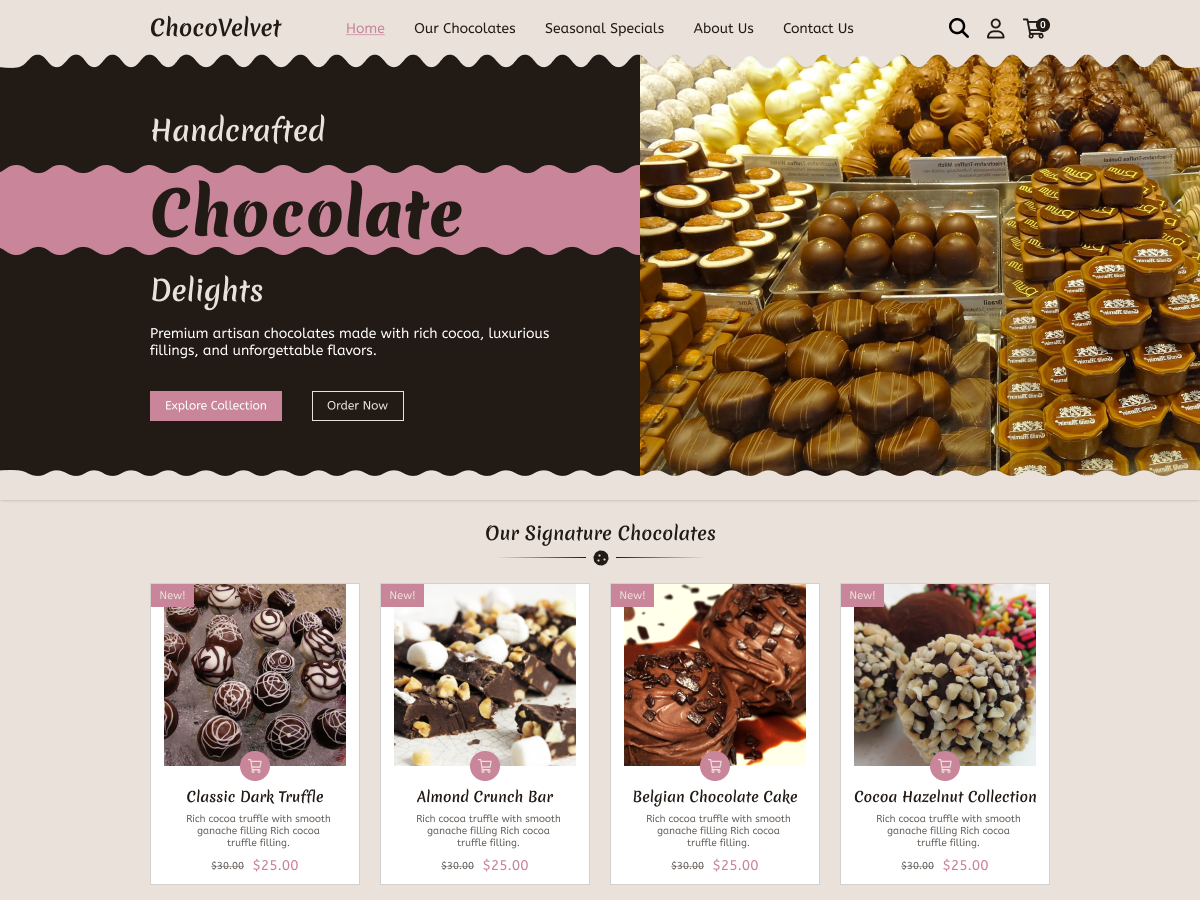 Free Chocolate WordPress Theme